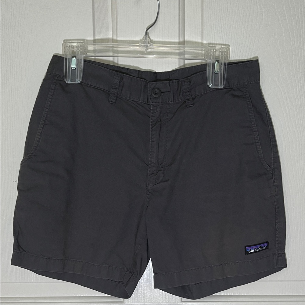 Patagonia Men's Dark Gray Flat Front Shorts 30